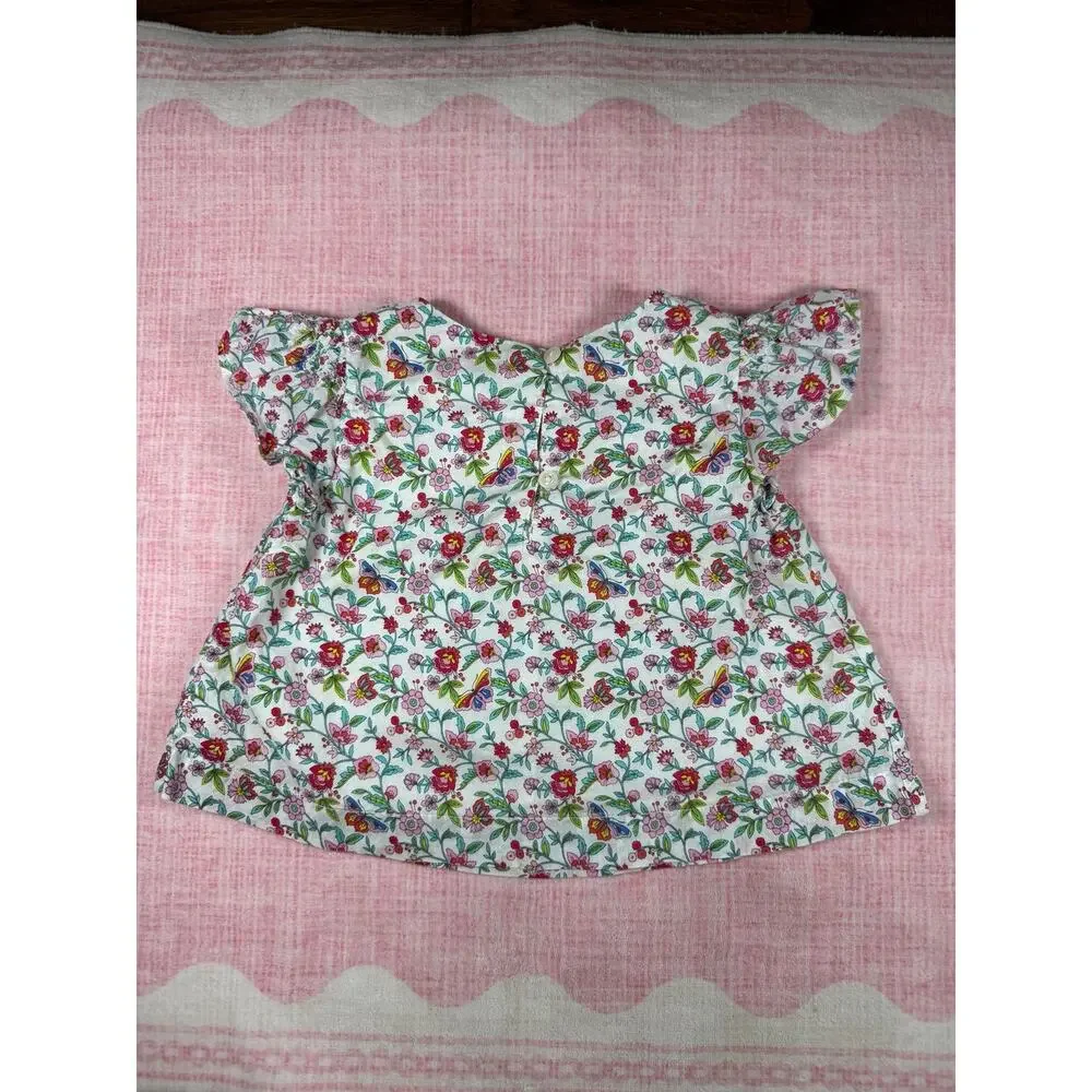 Baby Gap Size 2T Floral Shirt